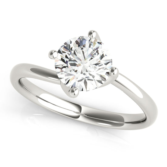 Bypass Prong Solitaire Engagement Mounting