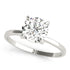 Hidden Halo Four-Prong Solitaire Setting