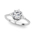 Polished Side-Accent Round Engagement
